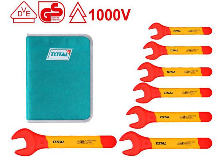 Bộ 7 cờ lê mở cách điện Total THKISPA0701