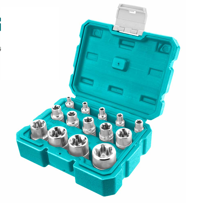 Bộ đầu tuýp 14 chi tiết loại E Total THKTETS0114