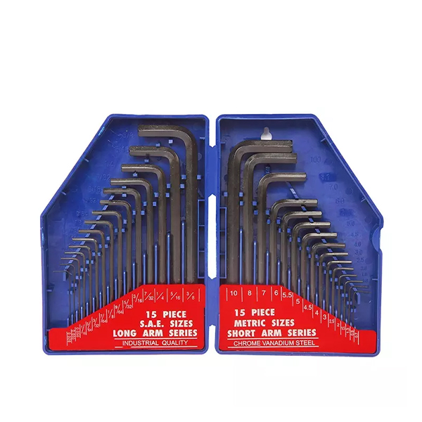 Bộ lục gi&aacute;c 30 chi tiết Workpro WP222018 (15 c&aacute;i hệ inch & 15 c&aacute;i hệ m&eacute;t)
