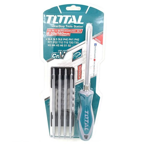 Bộ tu vít đa năng 18 chi tiết Total THT250236