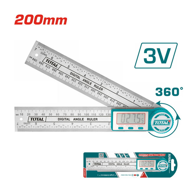 Thước đo góc điện tử Total TMT333601